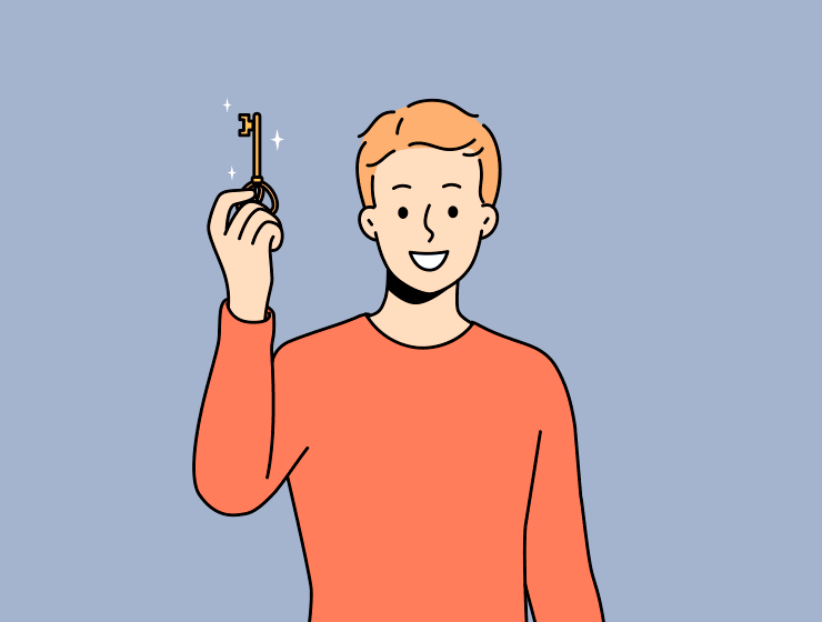 New House Ownership Illustration New House Ownership Illustration